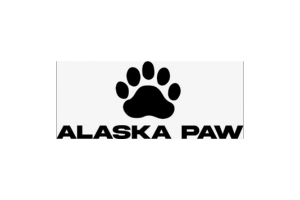 Alaska paw illustration in black